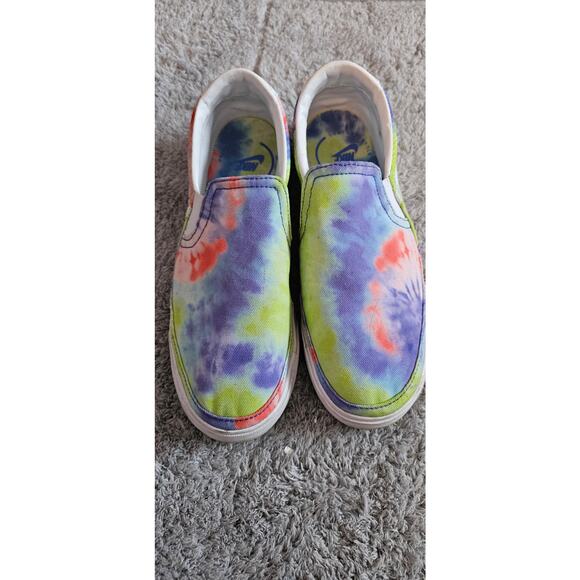 Nike Court Legacy Print Slip-On 'Tie-Dye' Athletic Shoes Women Sz 8.5 Multicolor - Picture 1 of 5